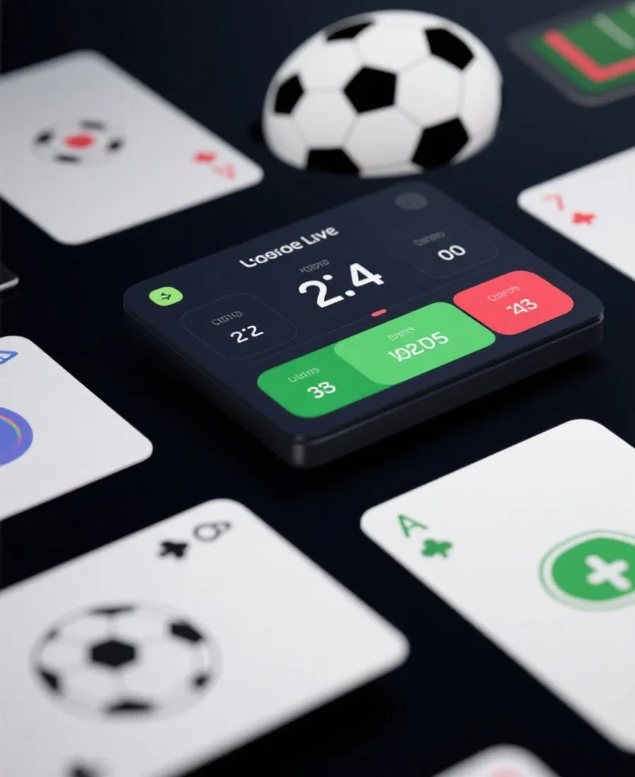 足球直播赛程与实时比分展示